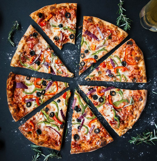 Imagem de uma Pizza
