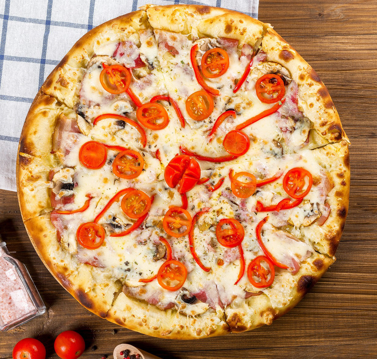Imagem de uma Pizza